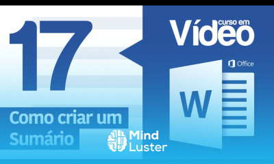 Curso Word 17 Sumário Automático