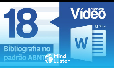 Curso Word 18 Criando Bibliografia ABNT Automática no Word