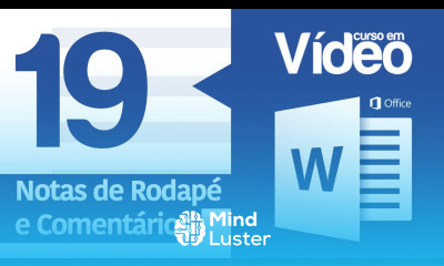 Curso Word 19 Notas de Rodapé e Comentários