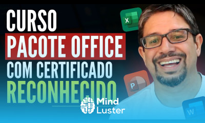 CURSO DE PACOTE OFFICE COM CERTIFICADO RECONHECIDO DO BÁSICO AO AVANÇADO APRENDA EXCEL E WORD