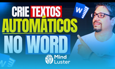 Microsoft Word Textos Automáticos no Word para treinar Formatação Curso de Word e Excel 2024 