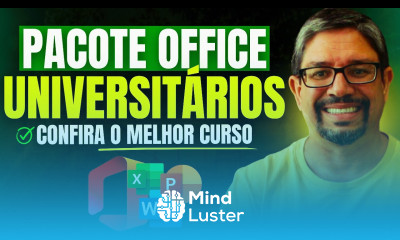  Curso PACOTE OFFICE para estudantes UNIVERSITÁRIOS 2024 Aprenda Rápido