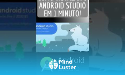 Como instalar o Android Studio em 1 minuto Shorts