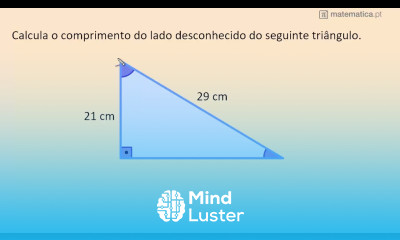 Calcular o Comprimento de um dos Catetos