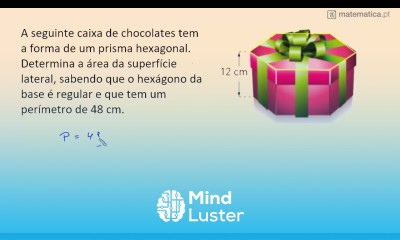 Área da Superfície de um Prisma Hexagonal