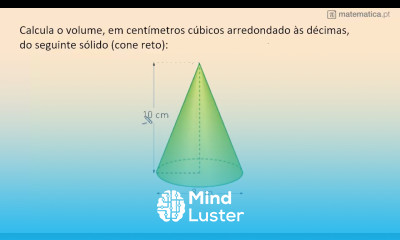 Calcular o Volume de um Cone Reto