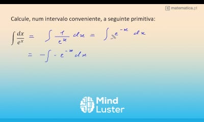Primitivas Imediatas com Exponencial Base e