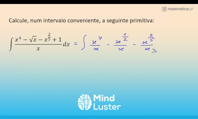 Cálculo da Primitiva de Polinómios