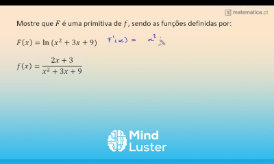 Primitiva do Logaritmo Natural