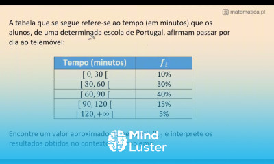 Cálculo de Percentil em Dados Agrupados em Classes