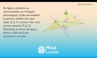 Identificar os Pontos Notáveis do Triângulo