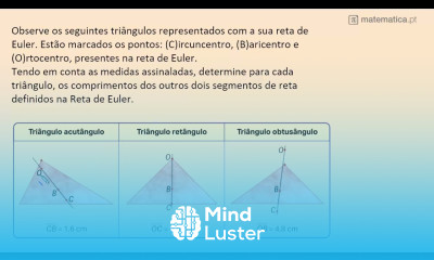 Distâncias Entre os Pontos Notáveis do Triângulo