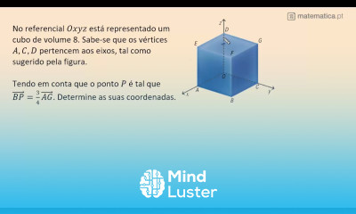 Coordenadas dos Vértices de um Cubo