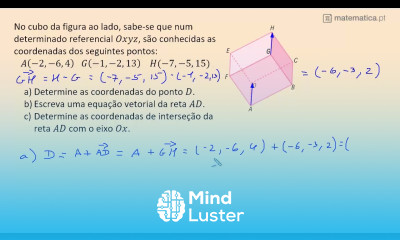 Equação Vetorial da Reta