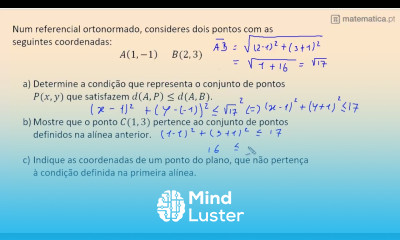 Condição que Representa um Círculo