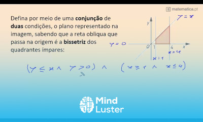 Conjunção de Condições e Bissetriz