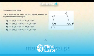 Calcular o Ângulo Externo de um Quadrilátero