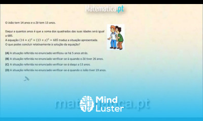 Traduzir um Problema numa Equação