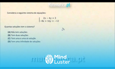 Resolver um Sistema de Equações