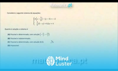 Resolução de um Sistema de Equações