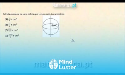 Calcular o Volume de uma Esfera Dado o Raio
