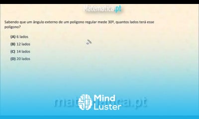 Cálculo do Número de Lados de um Polígono Regular