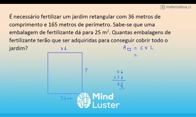Calcular a Área de um Terreno Retangular