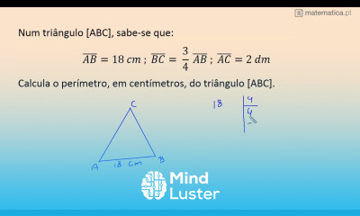 Calcular o Perímetro de um Triângulo
