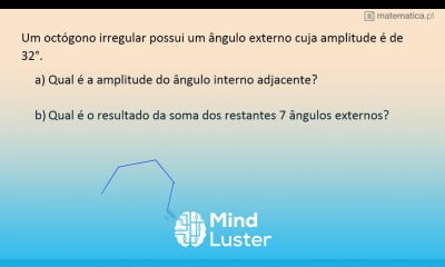 Calcular a Amplitude de um Ângulo Interno num Polígono
