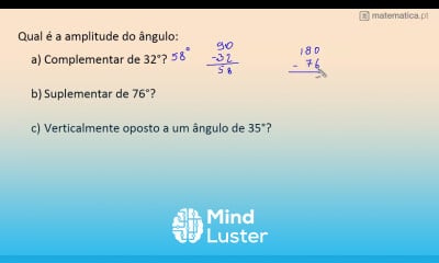 Ângulos Complementares e Suplementares