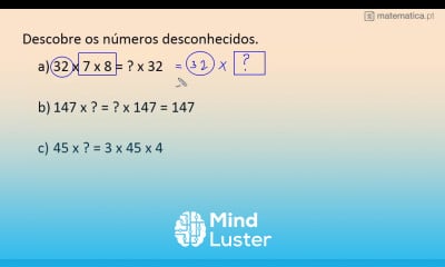 Propriedade Comutativa da Multiplicação