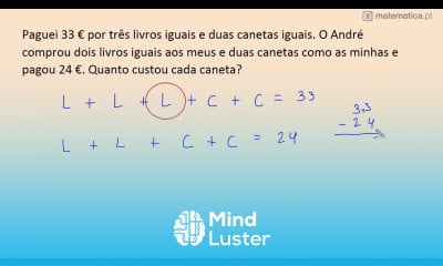 Resolução de um Problema Matemático
