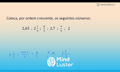 Ordenação e Comparação de Números Racionais