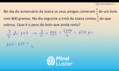 Calcular Parte de uma Quantidade