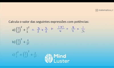 Expressões Numéricas com Potências