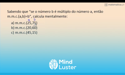 Mínimo Múltiplo Comum