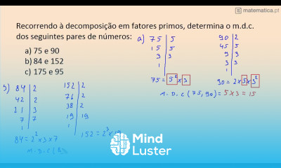 Calcular Máximo Divisor Comum