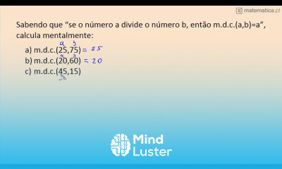 Máximo Divisor Comum