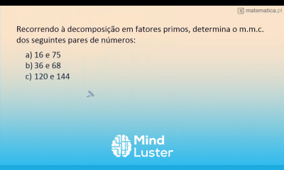 Calcular Mínimo Múltiplo Comum