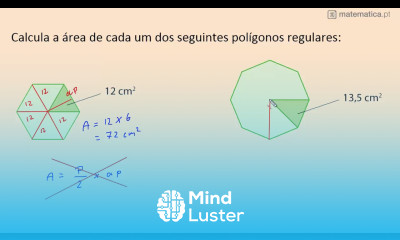 Área de um Polígono Regular