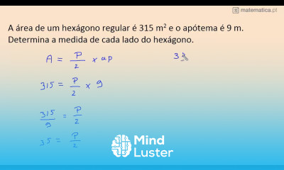Área de um Polígono Regular