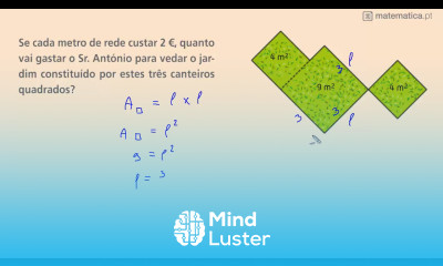Calcular o Perímetro de Vários Terrenos Quadrados