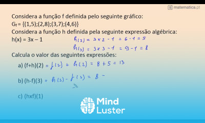 Calcular o Valor das Operações com Funções