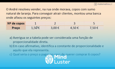 Exercício Prático de Proporcionalidade Direta