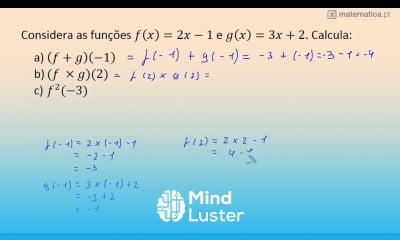 Operações com Funções
