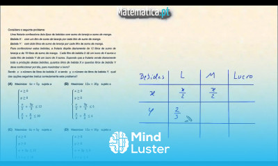 Resolução de um Exercício de Programação Linear