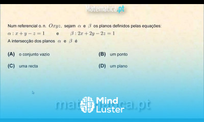 Intersecção de Dois Planos