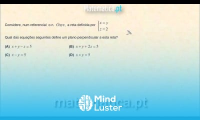 Reta Definida por um Par de Equações