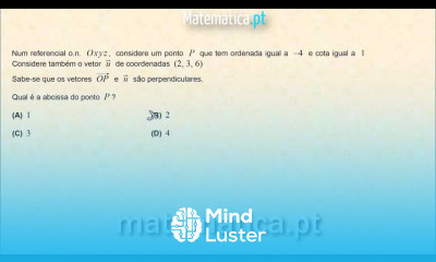 Produto Escalar Calcular Abcissa
