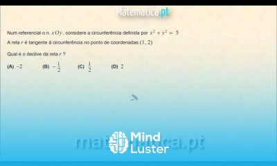 Declive de uma Reta Tangente à Circunferência